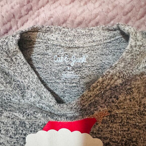 Girl’s Christmas Shirt Size 5 - Picture 5 of 6